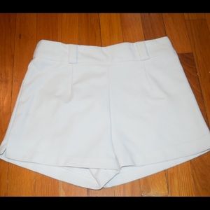 Cream Dressy High Waisted Shorts