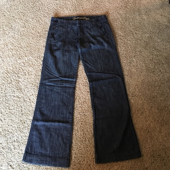 American Eagle sailor style jeans size 4 short