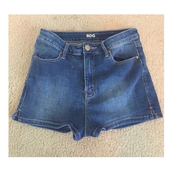 High Waisted Denim Shorts