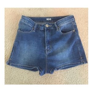 High Waisted Denim Shorts