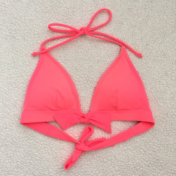 Victoria's Secret Other - EUC Victoria's Secret Neon Coral Bikini Top