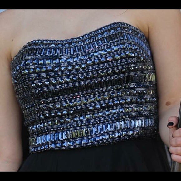 Black Sherri Hill Prom Dress