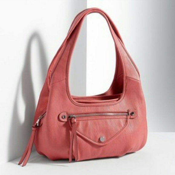 Simply Vera Wang Sidekick Satchel,  coral