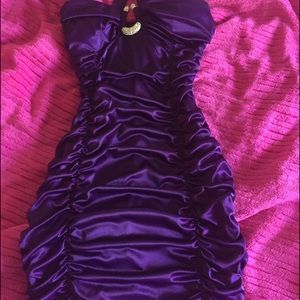 Purple mini Dress