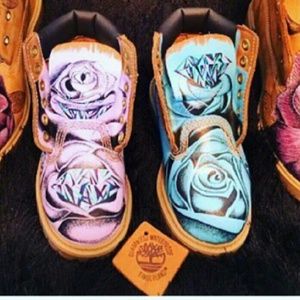 Customized kids timberlands
