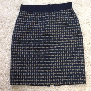 Ann Taylor jacquard skirt