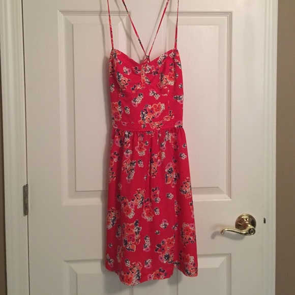 Pink floral American Eagle dress