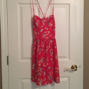 Pink floral American Eagle dress