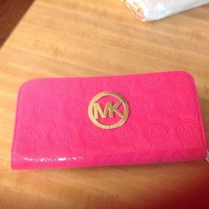 Pink MK Fashion Wallet