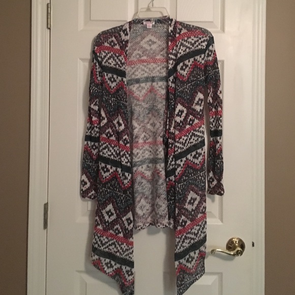 Tribal print cardigan