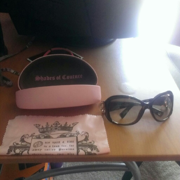 Juicy Couture sunglasses w/ case. - Picture 4 of 4