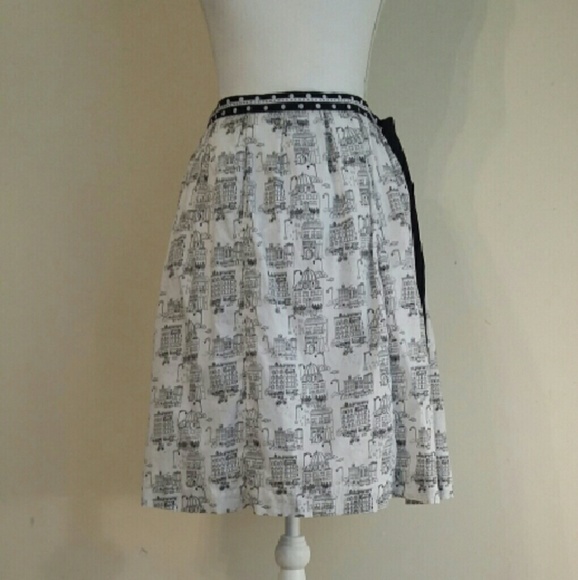 Willi Smith summer lined skirt 100% cotton