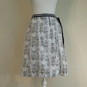 Willi Smith summer lined skirt 100% cotton