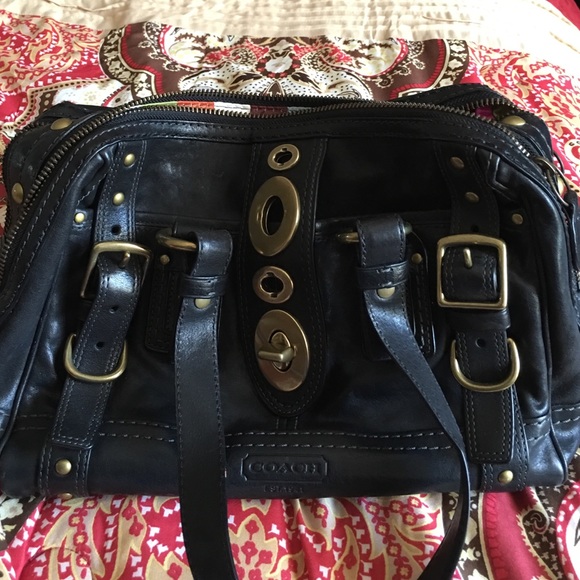 Black coach bag