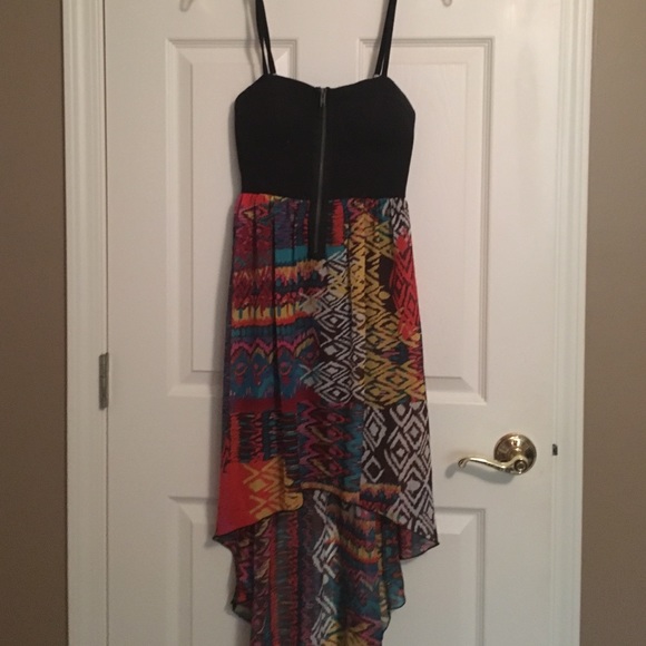 High-low flowy dress