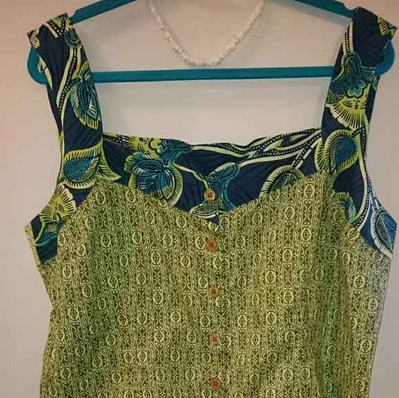 Van Heusen Festival Boho Button Back Top - Picture 3 of 6