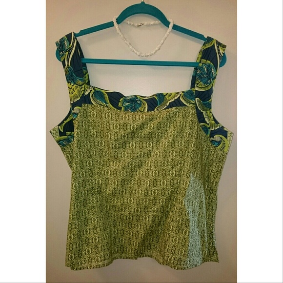 Van Heusen Festival Boho Button Back Top - Picture 6 of 6