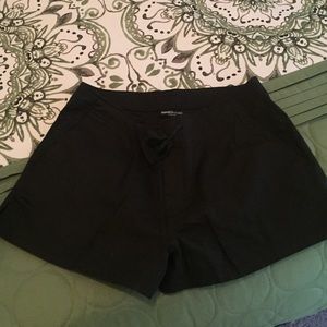Express Jeans Black Chino Shorts