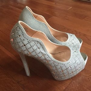 Sparkly Diamond High Heels, De Blossom Collection