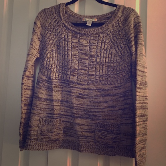 Brown and Tan sweater! EUC