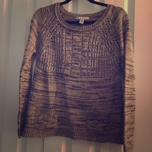 Brown and Tan sweater! EUC