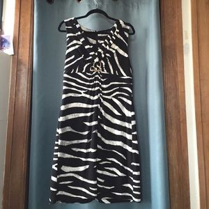 Zebra Print Dress Size 16