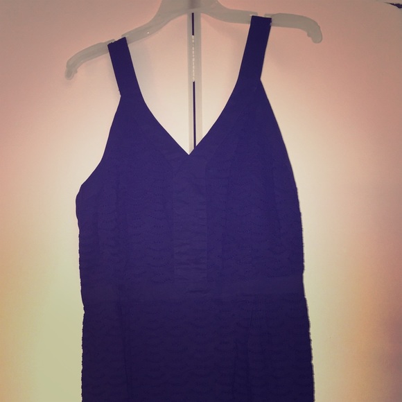 Cobalt blue sun dress.