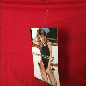 Naked wardrobe Red body suit