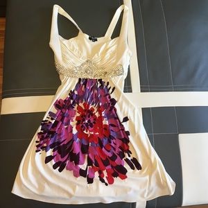 Beautiful Sky dress with crystal detail