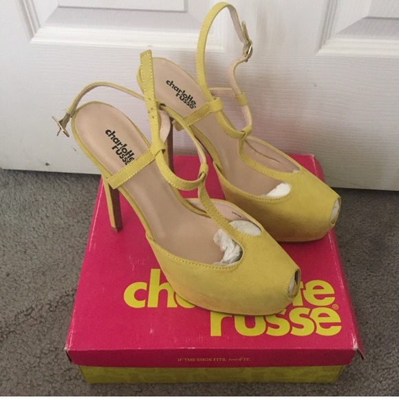 Peep toe sling back heels - Picture 2 of 4