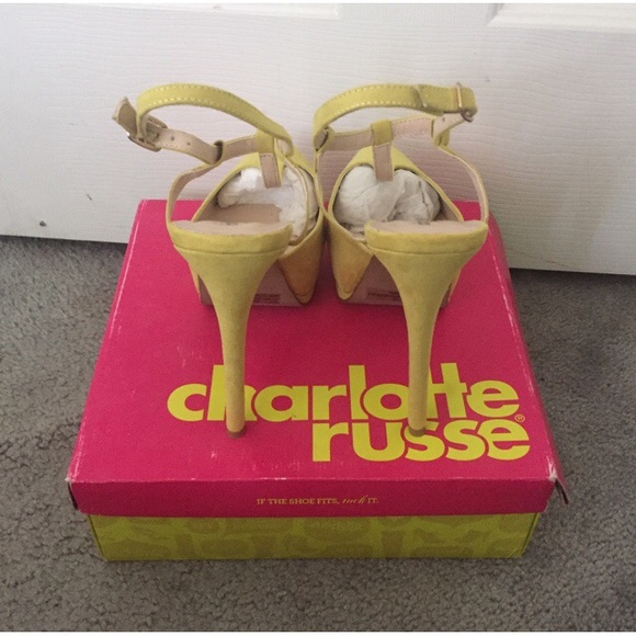 Peep toe sling back heels - Picture 3 of 4