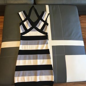 Bondage body con dress
