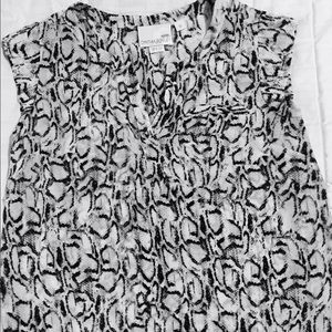 Cute snake print blouse