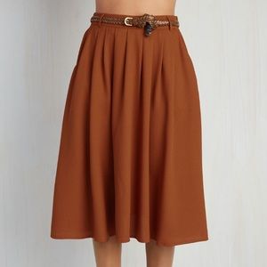 Modcloth tiger lilies skirt