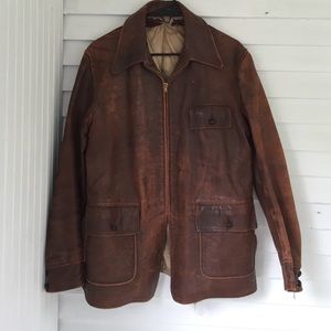 Vintage Leather Coat