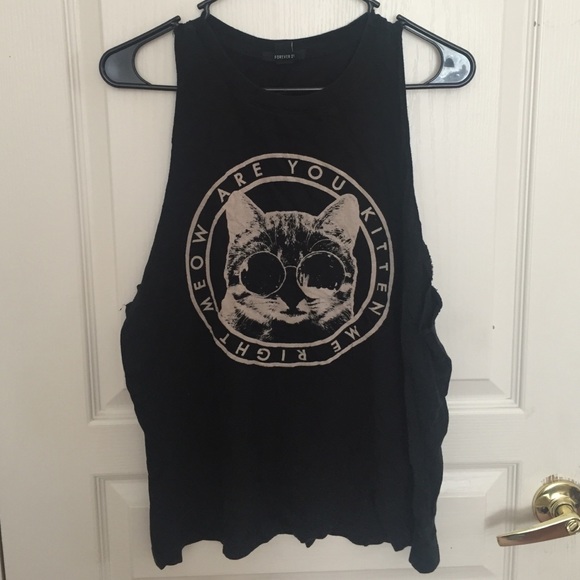 Are You Kitten Me Right Now tank