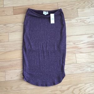 LA Hearts NWT ribbed stretch skirt