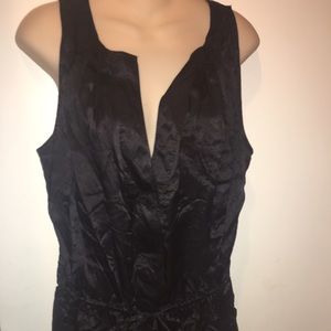 Bebe Black Tunic ~ tank~ Black Silk