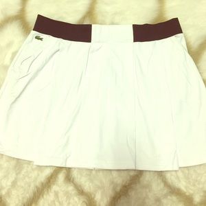 Lacoste swim skirt cover up or tennis skirt large