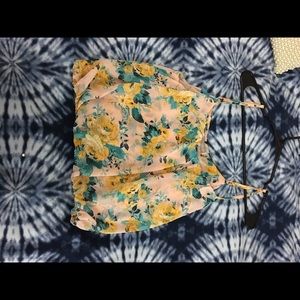 Floral crop top
