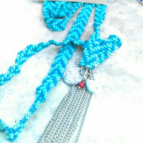 Chan Luu Designer Turquoise Seeds Beaded Necklace - Picture 3 of 4