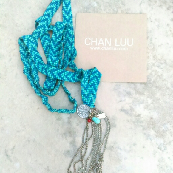 Chan Luu Designer Turquoise Seeds Beaded Necklace - Picture 4 of 4