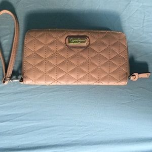 Tan wristlet