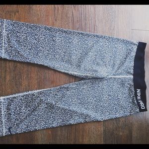 Nike pros leopard print