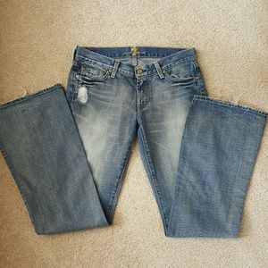 7 for mankind boot cut jeans