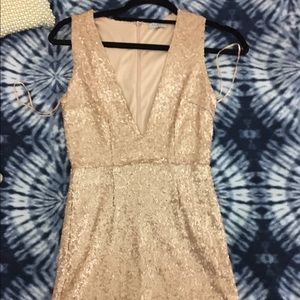 Gold sequin bodycon