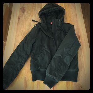 H&m Black snow jacket