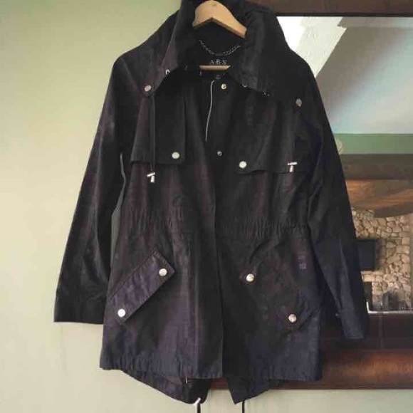 ABS ALLEN Schwartz Black Weather Resistant Coat - Picture 3 of 4
