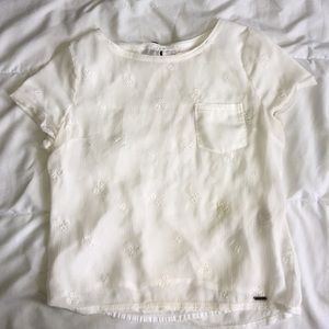White short sleeve shirt