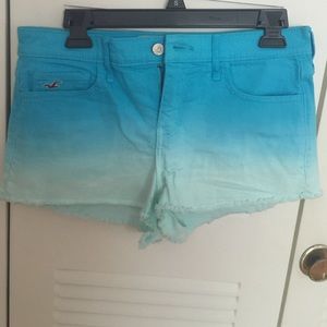 Hollister ombre shorts
